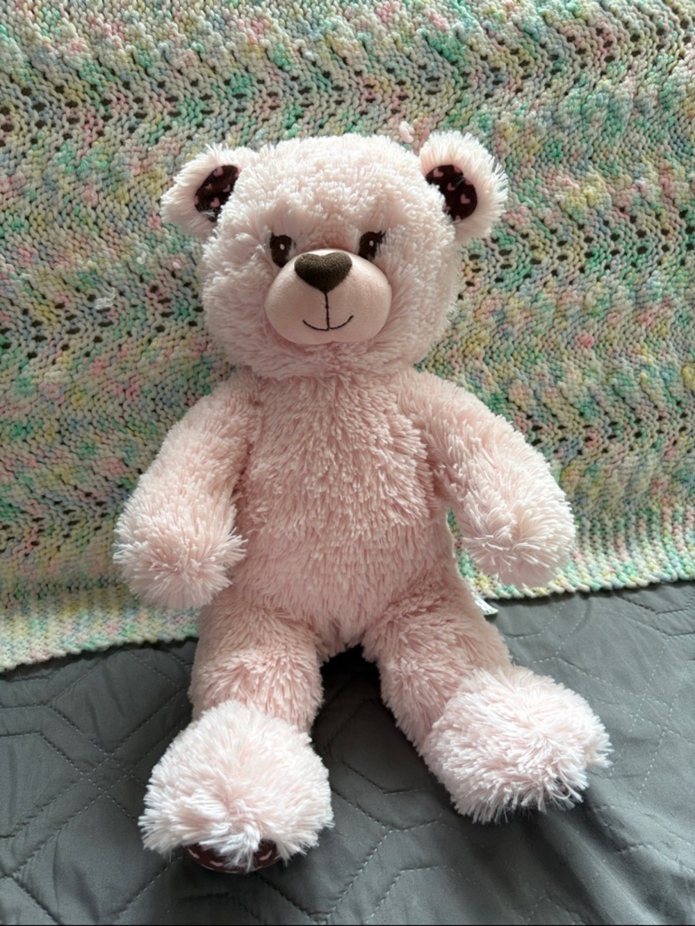 Build-A-Bear Light Pink Plush Teddy Bear